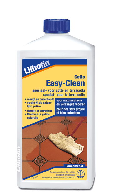 entretien de terre cuite lithofin cotto easy clean