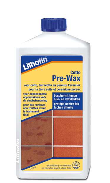 onderhoudsprodukt Lithofin COTTO Pre-Wax 1 liter