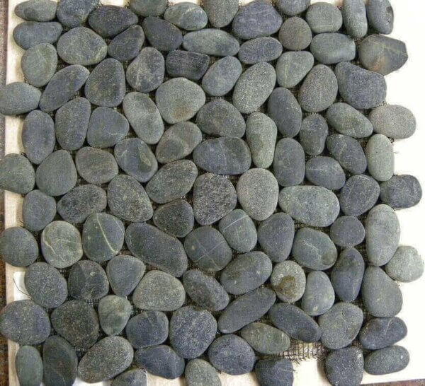 pebbles black 30x30 cm