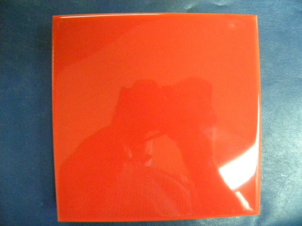 faïences lasselsberger rouge brillant 15/15 cm