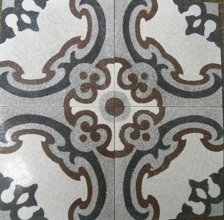 granito motif croisade 20x20 cm