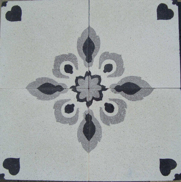 granito motif ruban 20x20 cm