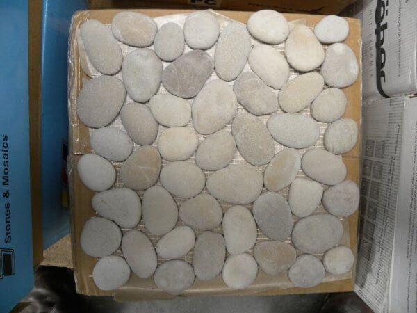 keien pebbles island stone white