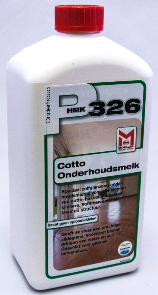 cotto vloeren onderhoudsmelk hmk p326