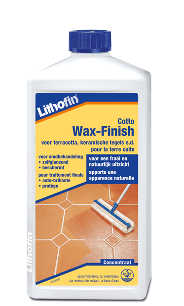 cirage pour terre cuite lithofin cotto wax-finish