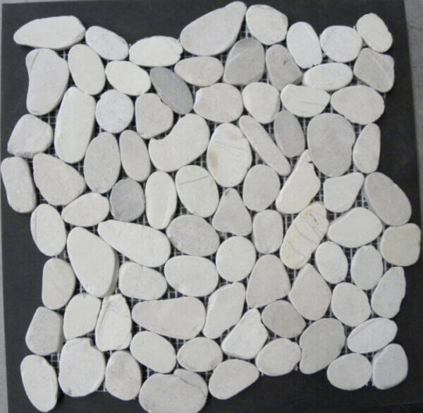 pebbles plat wit 30x30 cm