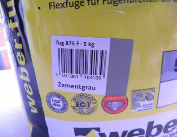 weber.fug 875f zementgrau