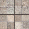 natuursteen silver travertine tumbled 5x5x1 cm