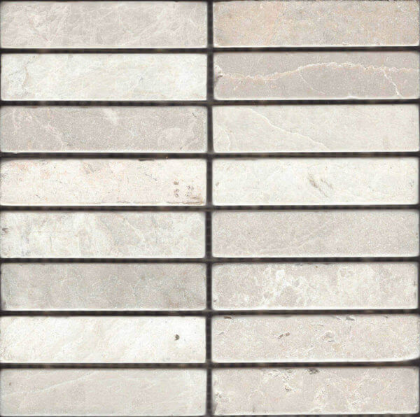 natural stone beige marble tumbled 2.3x9.8 cm