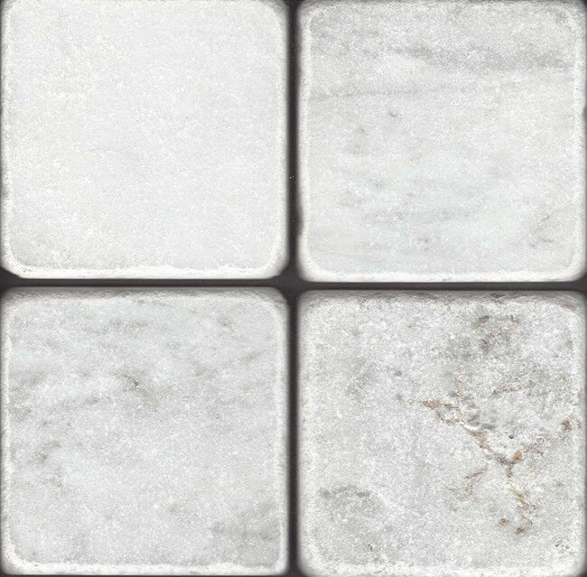 carrara turkish tumbled 10x10x1 cm