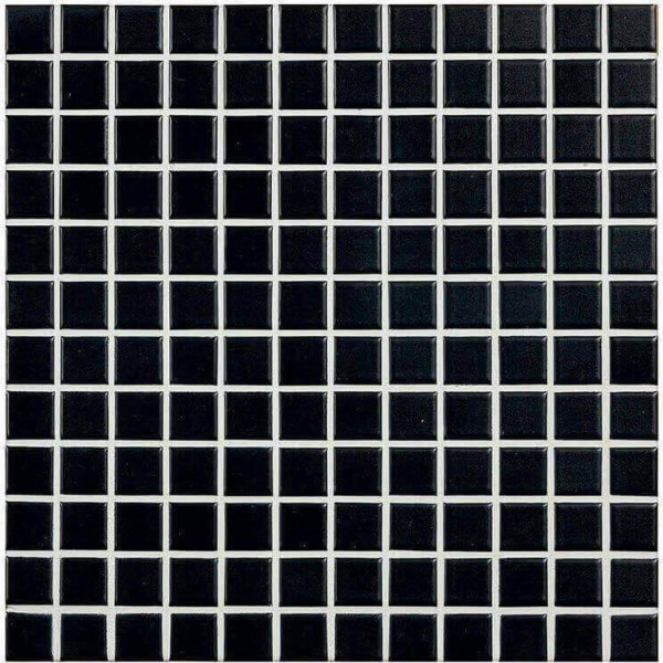 mosaïque aquacolor pure black s 23x23x6 mm