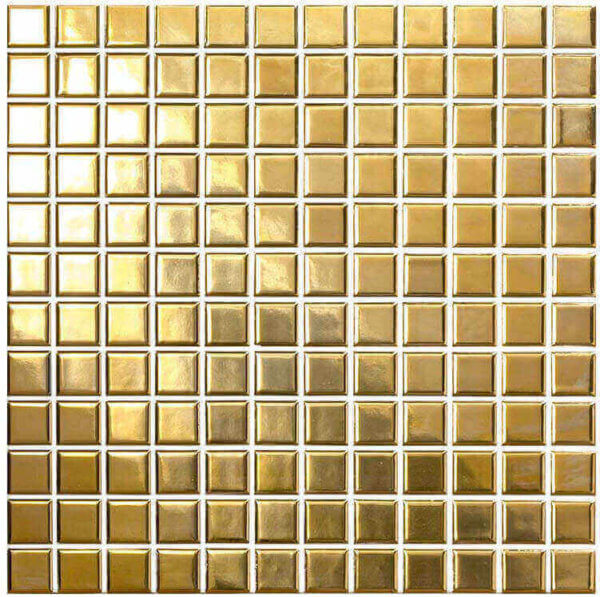 mozaïek aquacolor pure gold glossy 23x23x6 mm
