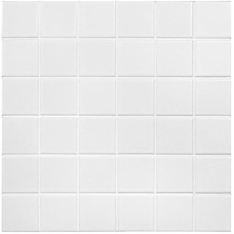 aquacolor pure white matt 48x48x6 mm