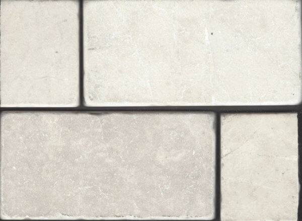 beige marble tumbled 7.5x15x1 cm