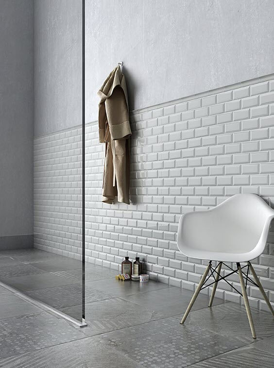 sottocer metro white glossy