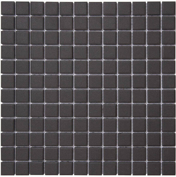 mosaïque aquacolor massive antracite ug 23x23x6 mm