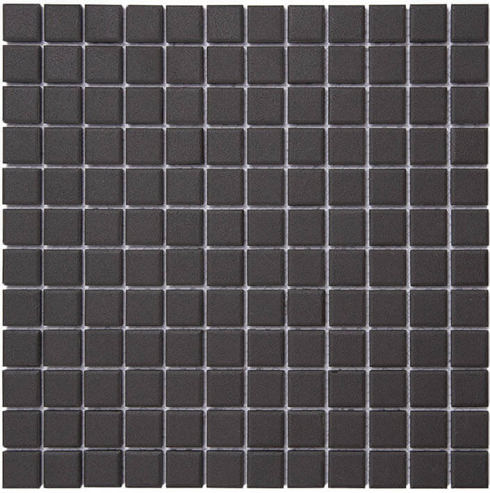 mosaïque aquacolor massive antracite ug 23x23x6 mm