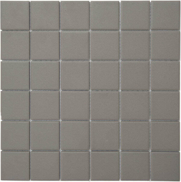 mosaïque aquacolor massive grey 48x48x6 mm