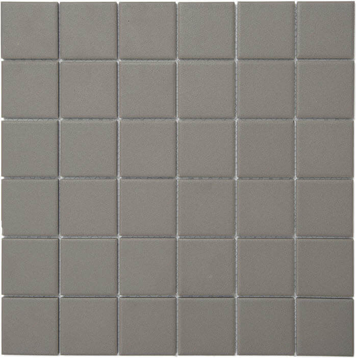 mosaïque aquacolor massive grey 48x48x6 mm