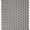 aquacolor massive grey ug hexagon 23x26x6 mm