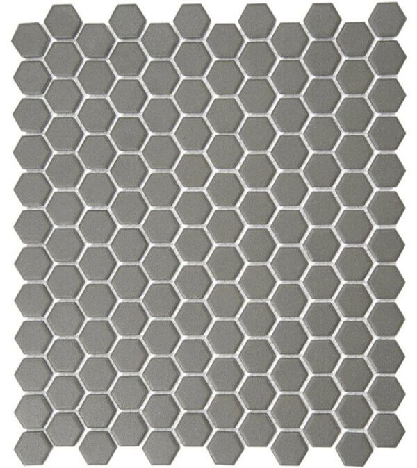 aquacolor massive grey ug hexagon 23x26x6 mm