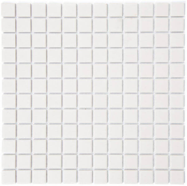 mozaïek aquacolor massive superwhite ugl 23x23x6 mm