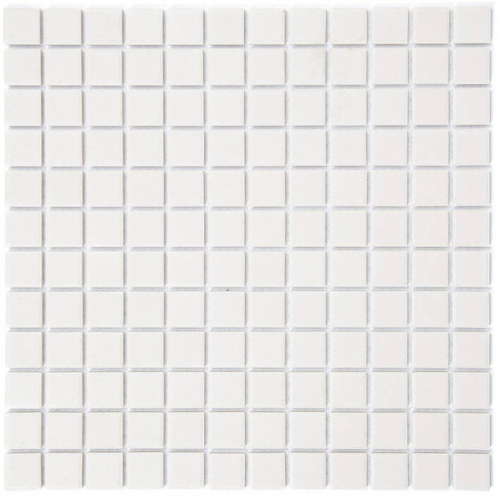 mozaïek aquacolor massive superwhite ugl 23x23x6 mm