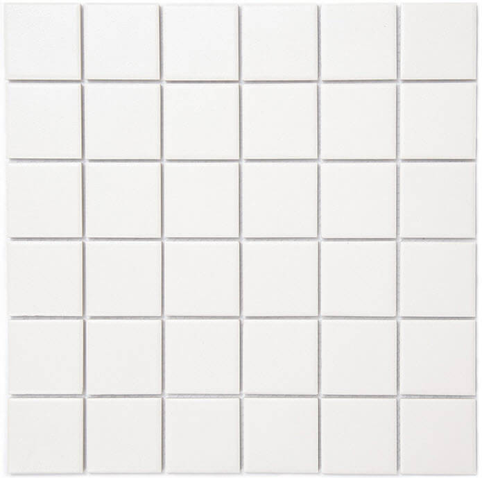 mosaïque aquacolor massive superwhite 48x48x6 mm