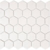 mosaïque aquacolor massive superwhite ugl big hexagone 51x59x6 mm