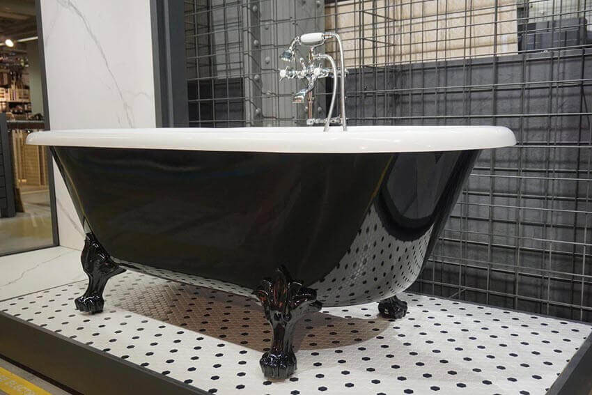 White Matt Hexagon with Insert 23x26x6 mm - Image 2