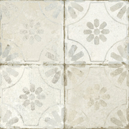 vintage carrelages fs blume white 45x45 cm