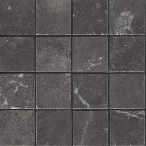 natural stone bluegrey polished 5x5x1 cm