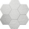 wandtegels sottocer matrix grey super claro glossy hexagon