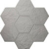 wandtegels sottocer matrix light grey glossy hexagon