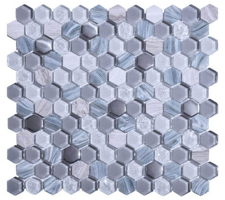 mosaic living grey 30x30 cm