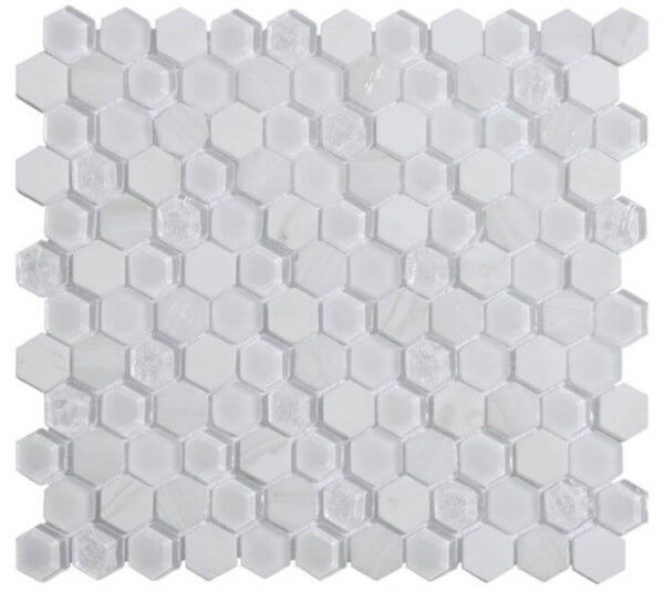 mosaic living white