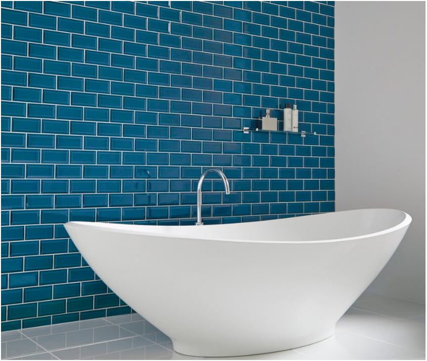 cevica metro azul craquelé