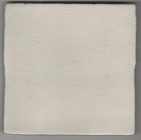 cevica antic dark white craquelé 13x13 cm