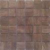 decora malla wood marron 29x29 cm