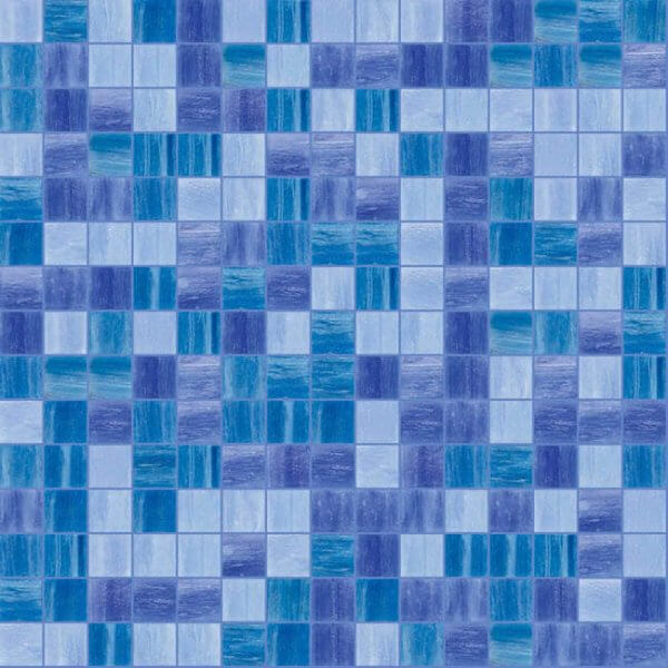 trend mosaic tiles mixes navy 2x2 cm