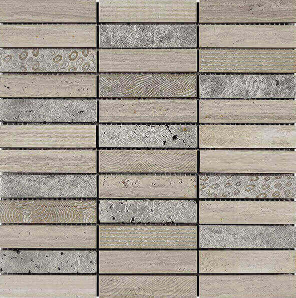 boxer marmeria patchwork white wood