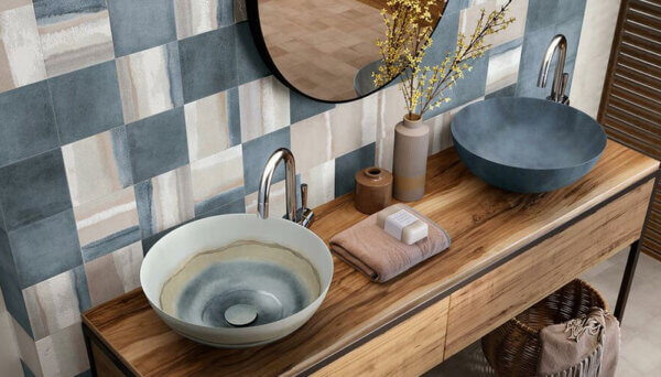 matter canvas blue lavabo