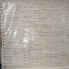 Super Slim Mosaic H06 White Carrara : 30.5x30.5x0.9 cm