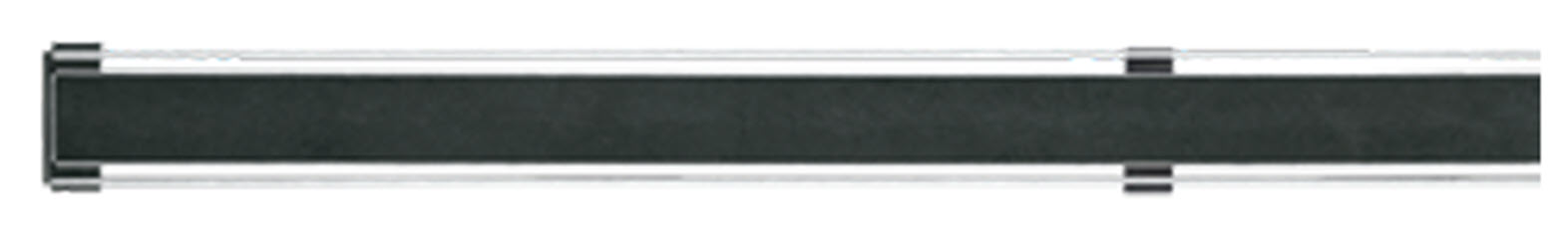 isox doucherooster plano black mate