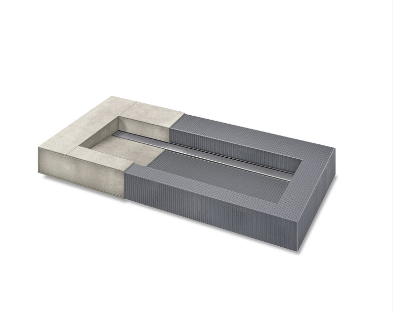 isox voorgevormde wastafel